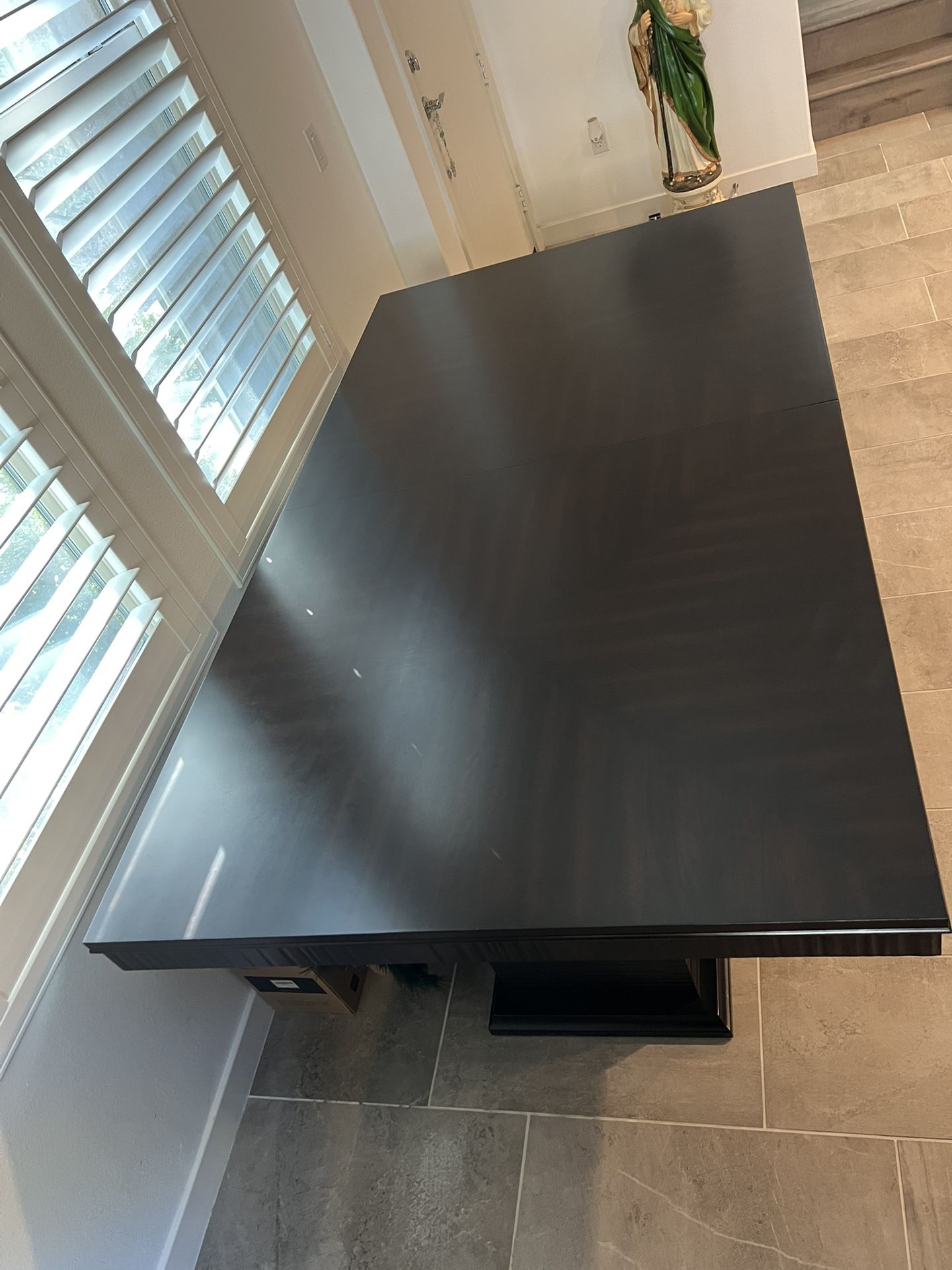 Dining Table 74 inches long 42 inches wide
