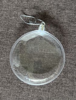 Hanging Clear Plastic Ornaments