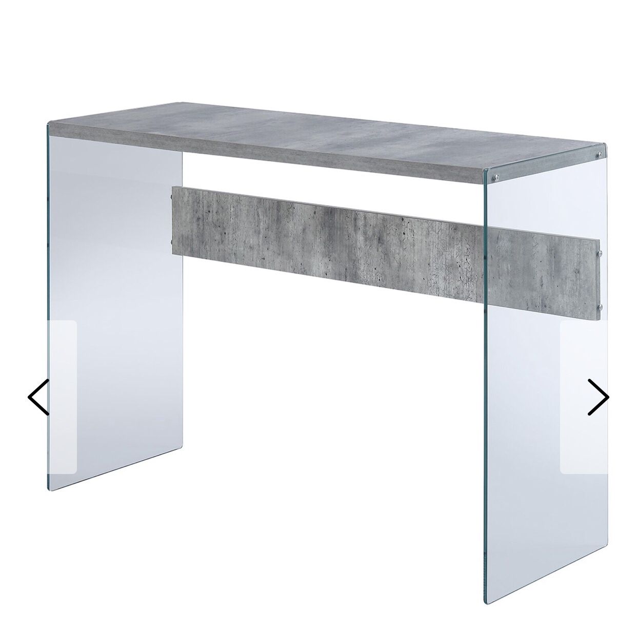 Wayfair Console Table [Gray & Glass]