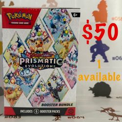 Pokemon Prismatic Evolutions Booster Bundle