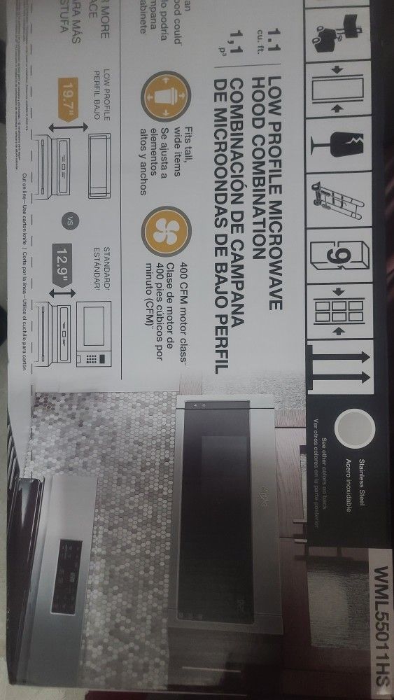 Microwave/rangehood