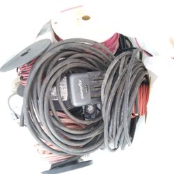 Old tank, wires, and threader