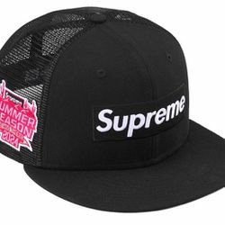 Black Supreme Box Logo Trucker Hat 7 5/8