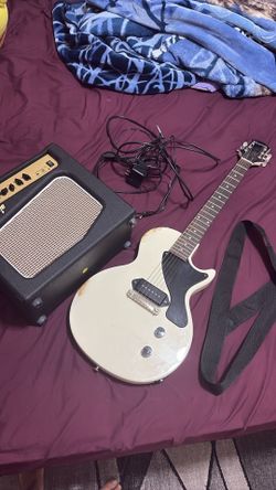 Les paul jr (white)