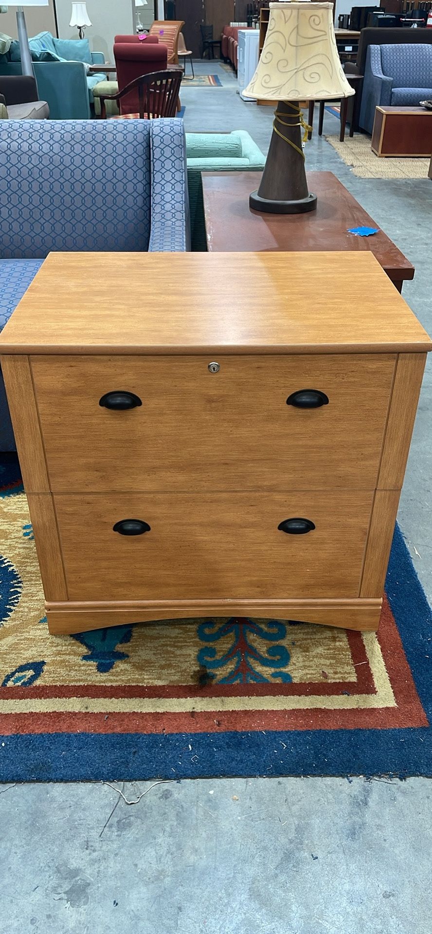 Two drawer filing cabinet