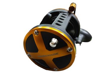 Wreckage Tsunaini Black Fishing Reel