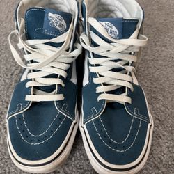 Vans Teal Size 6 Mens Or Womens 7.5