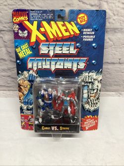 Marvel Comics X-Men Steel Die-Cast Mutants Cable VS Stryfe 1994 NIP