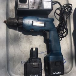 Drill with two batteries and charger only $45