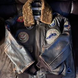 Schoot Leather Flight Jacket 