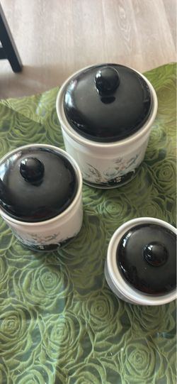Ceramic Canister Set of 3