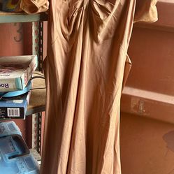 Vintage Bronze Dress 