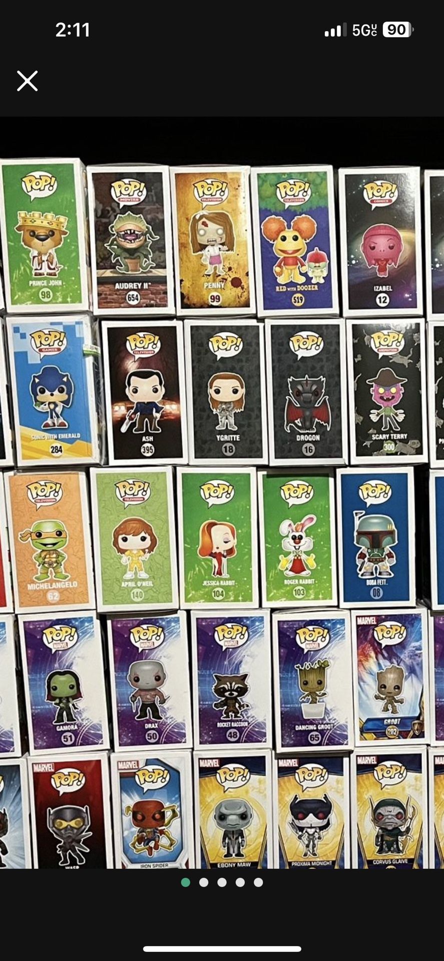 Funko Pop Collection (Marvel, TMNT, Star Wars, LOTR, Stranger things, Disney, Etc. )