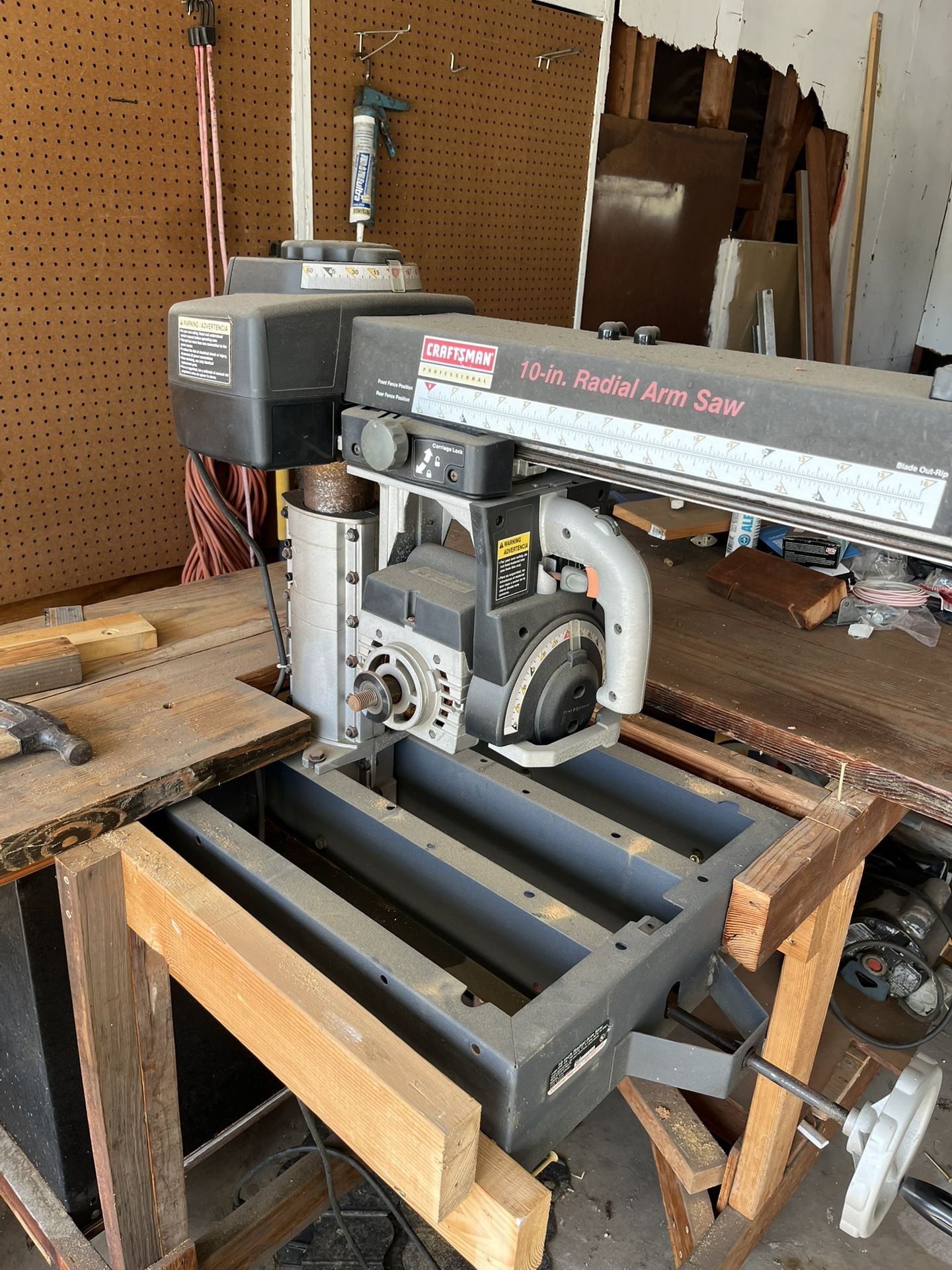 Craftsman Radial Arm Saw.  10”