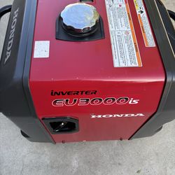 Inverter generator Honda EU3000is with remote  start