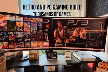 Gaming Build.  8 Terabyte Retro & PC Gaming. VR Games Thousands Of Games 