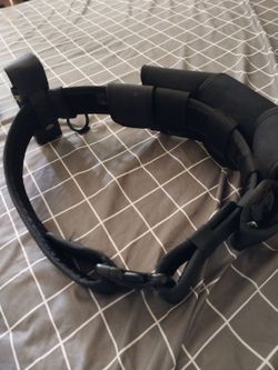 Black tactical security guard duty belt