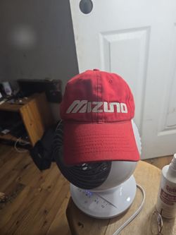 Mizuno Red BuckleBack Hat
