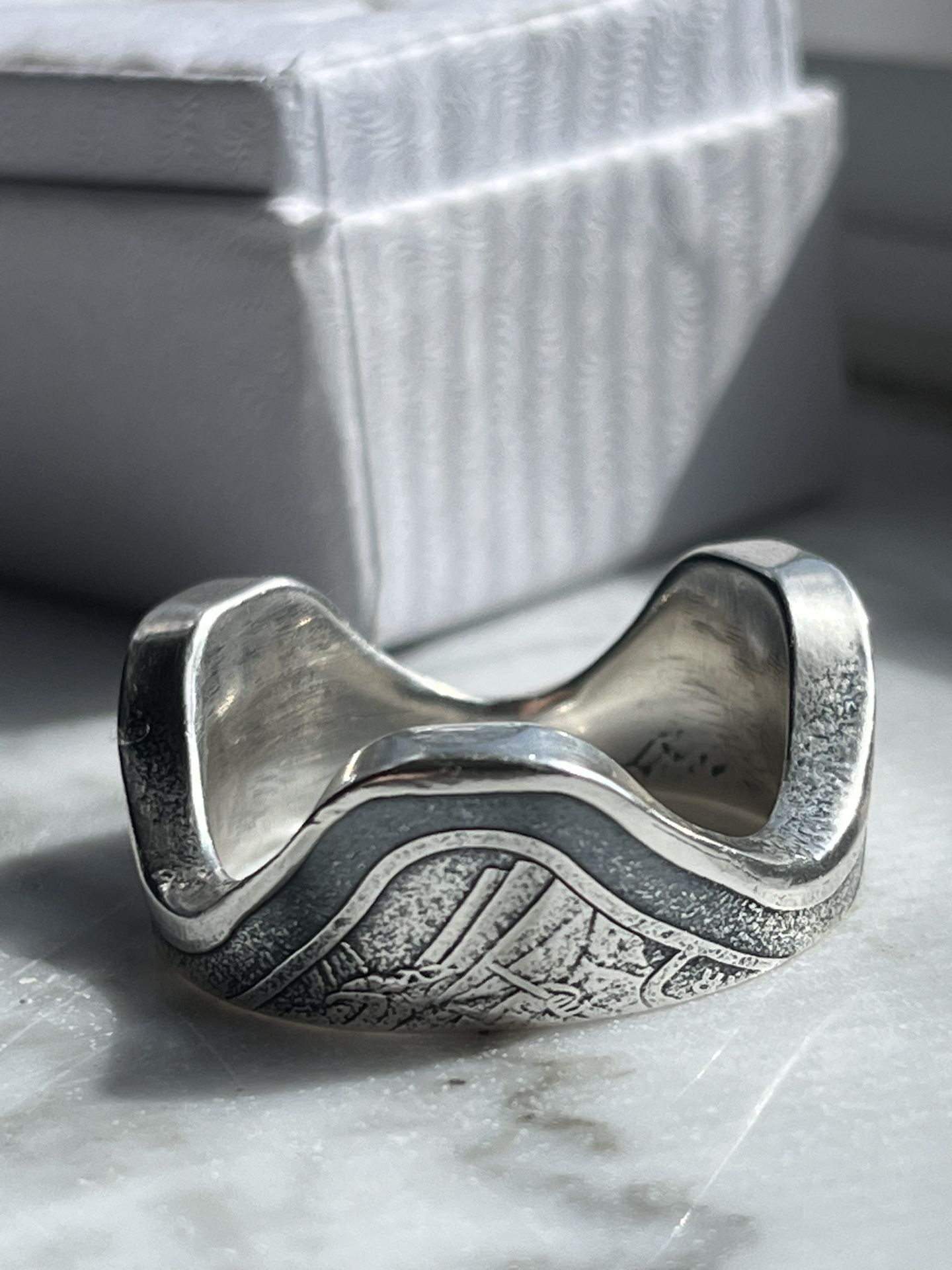 Silver Men’s Ring Size 13 Pure Silver