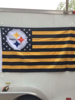 Pittsburgh Steelers Stars&stripes Banner