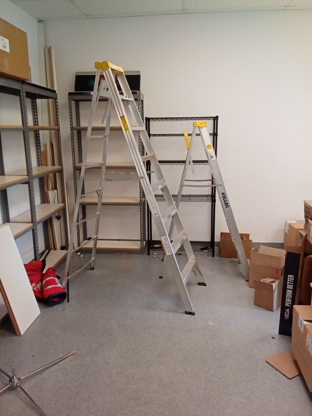 8' & 6' Aluminum Step Ladders