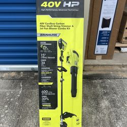 Ryobi Blower and Trimmer with Battery AND Charger