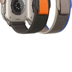 Blue And Gray universal Apple Watch Band Nylon 