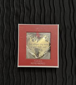 A Heart Shape Ornament -with Inscription