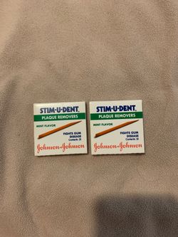 2 J&J tooth plaque removers
