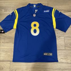 Men’s LA Rams #8 Jared Verse Blue Stitched Jersey , S To 3XL