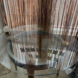 Glass top Dining Table
