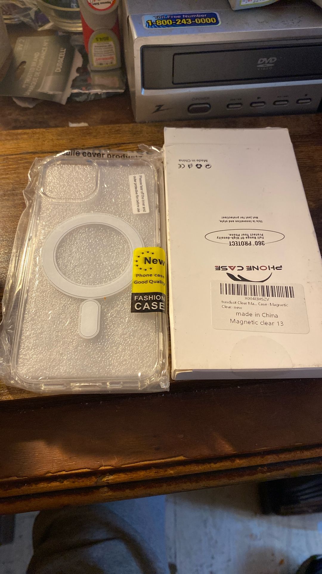 iPhone 13 Clear Magnetic Phone Case