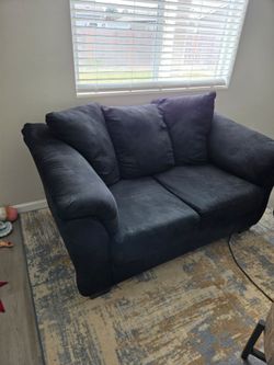 Black Couch/Loveseat Combo (Ashley Furniture)