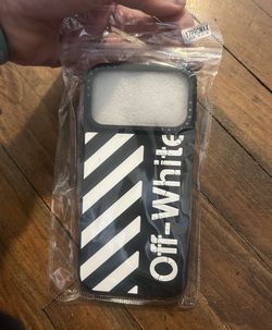 Off-white phone case for 17 pro max