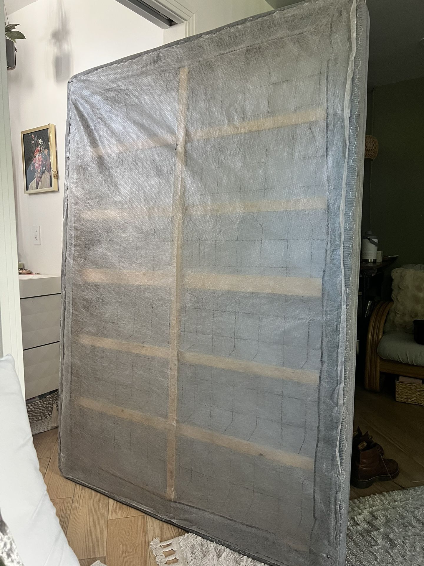 Box Spring And Frame - Full Size
