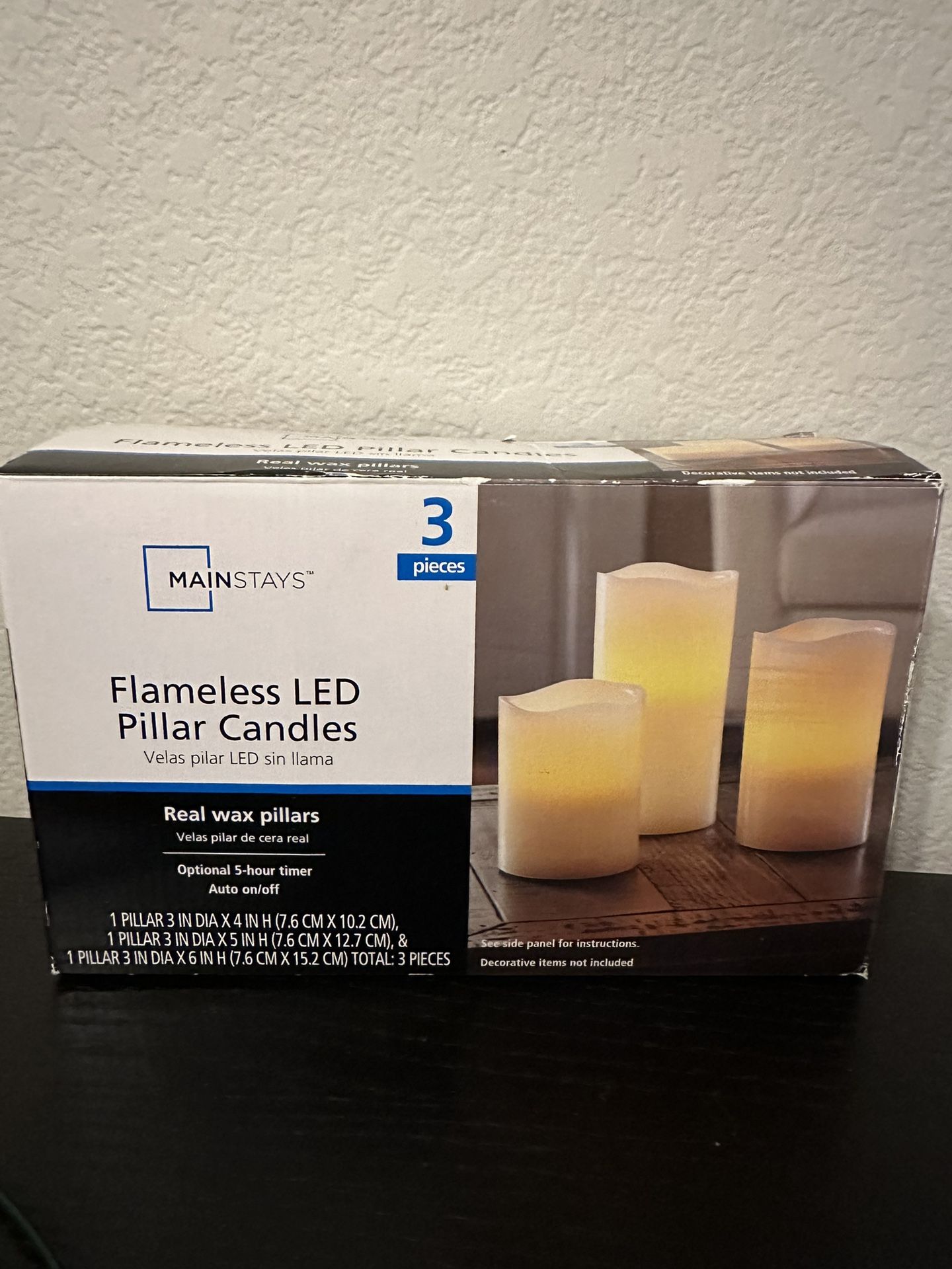 FLAMELESS LED PILLAR CANDLES 