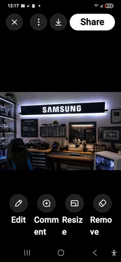 Samsung 69” LED Lighted Store Display Sign Bright White Retail Wall Decor