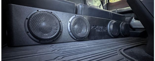 Quad RSX8 Ford F150 Loaded Subwoofer Enclosure