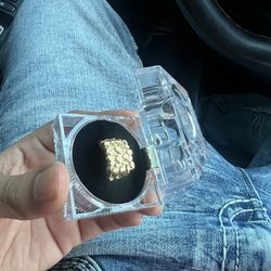 Gold Nugget Ring 14 K 