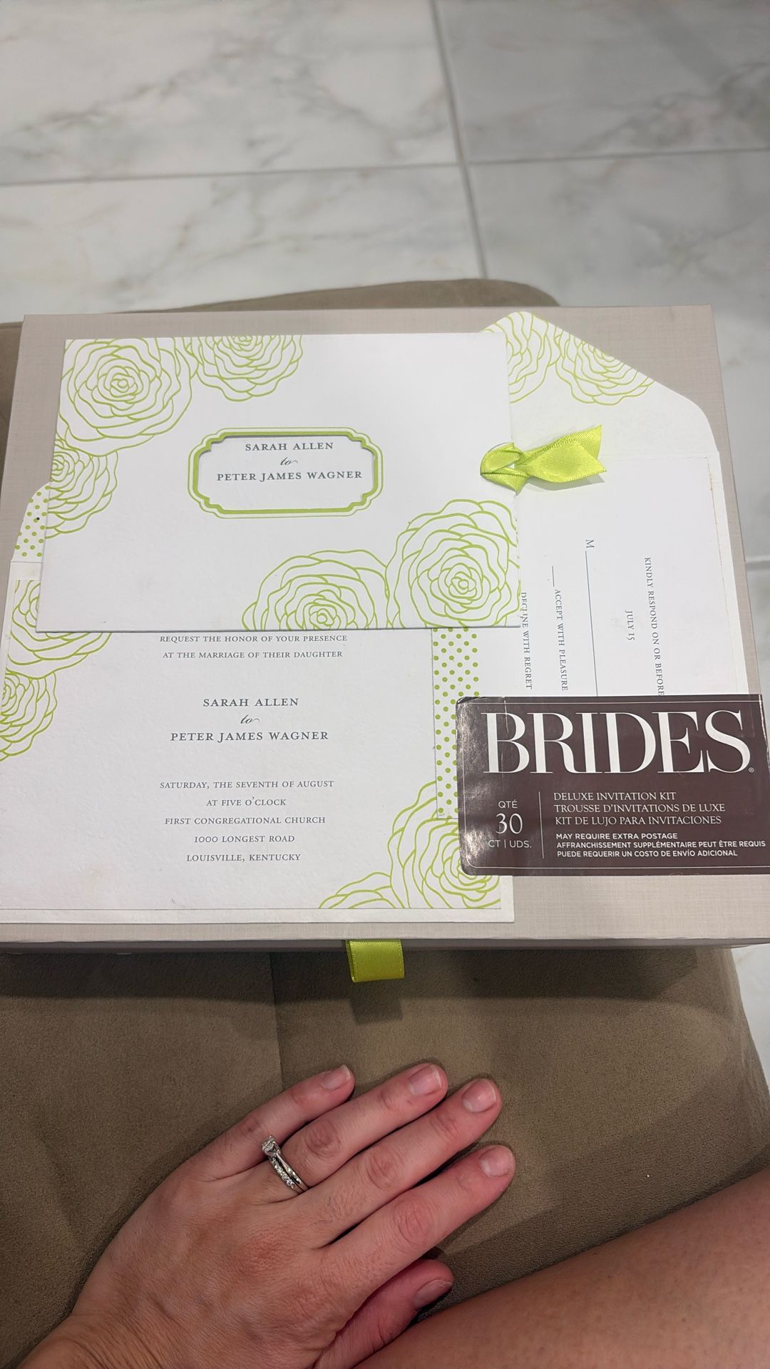 BRIDES Wedding Invitation Kit