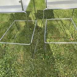 Set Of Heavy Duty  Sleigh Bottle Stools.