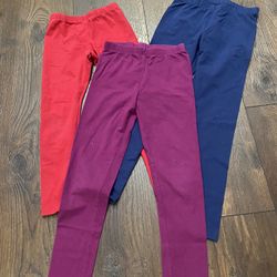 Lot Of 3 Girls Leggings Pants Size 8 By Jumping Beans #16
