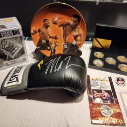 Mike Tyson Lot Of Collectibles