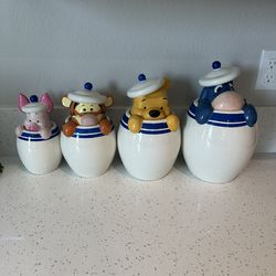 Vtg Disney Canister Jars