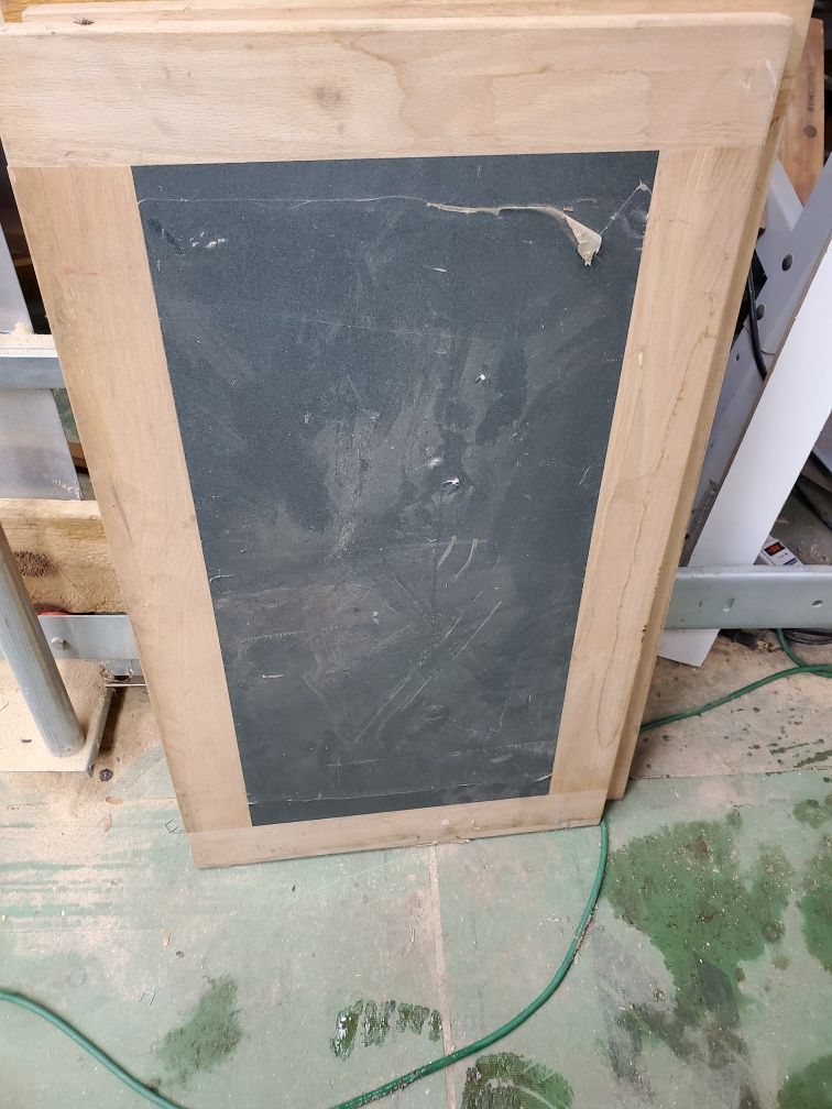 Kids table top chalk board