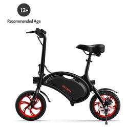 Jetson Bolt Folding Electric Ride-On with Twist Throttle, Cruise Control, Up to 15.5 mph, Black