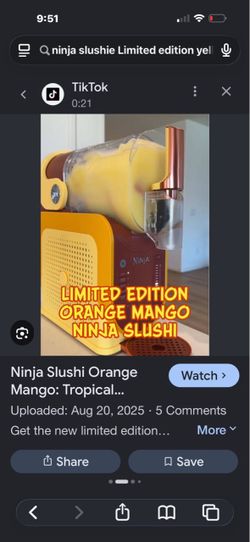 Ninja mango orange Limited edition