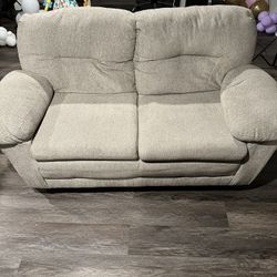 Tan Gently Used Loveseat
