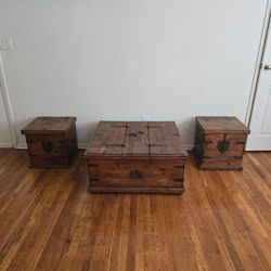 Rustic Trunk Table