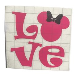Philadelphia Love Park Sign Minnie Mouse Edition 